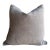 Stone Washed Linen Pillow in Ecorcé With Down Feather Insert For Sale