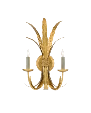 Currey & Company Bette Gold Wall Sconce