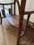American Vintage Haywood Wakefield Wicker and Oak Desk/Library Table With Drawer For Sale - Image 3 of 10