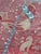 Antique French Screen Printed Tapestry Lady and Licorn, 1950s For Sale - Image 15 of 18