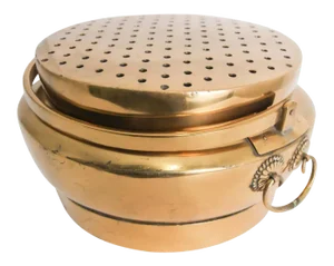 Vintage Brass Chinese Brazier
