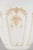 Mid 20th Century Restored Neoclassical Stenciled Milk Glass Pendant Light For Sale - Image 4 of 10