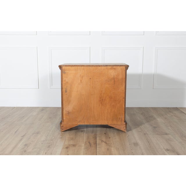 Mid-Century Modern Danish Louis Seize Style Chest of Drawers with Painted Marble Top, circa 1920 For Sale - Image 3 of 12