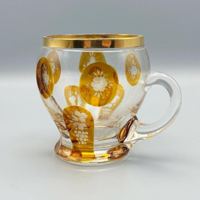 Antique Bohemienne Glasses from Harrach, 1890s, Set of 12 For Sale - Image 5 of 12