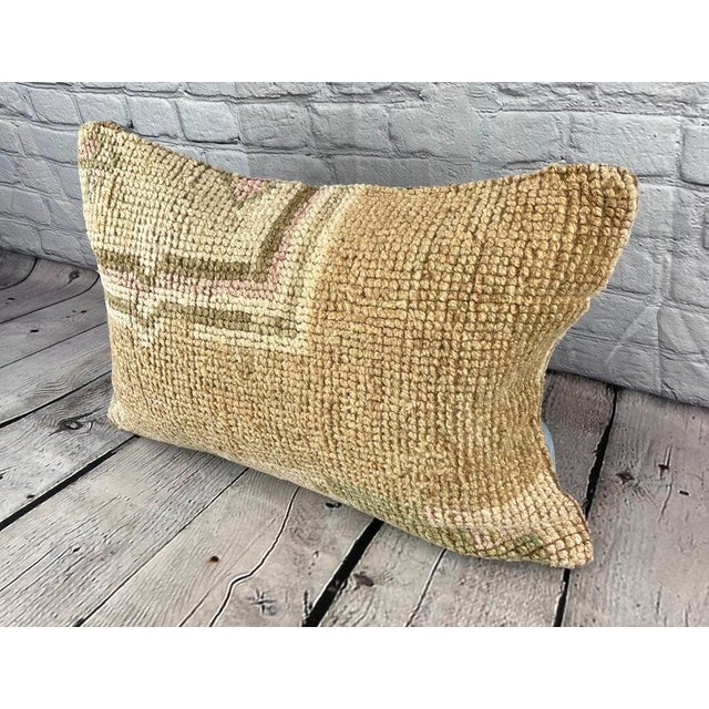 Vintage Pillow Case Turkish Rug Pillow Decorative Rug Pillow Dry cleaning only. PILLOW INSERT IS NOT INCLUDED