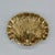 A small footed scallop shell dish, cast with real weight and detail — deep radiating flutes, a scalloped rim, and an...