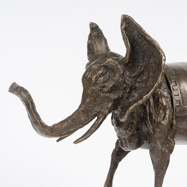 Bronze sculpture, in the style of Salvador Dalí. This bronze sculpture, inspired by Salvador Dalí, depicts a surrealist...