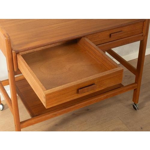 Brown Serving Trolley from Arrebo Møbler, 1960s For Sale - Image 8 of 11
