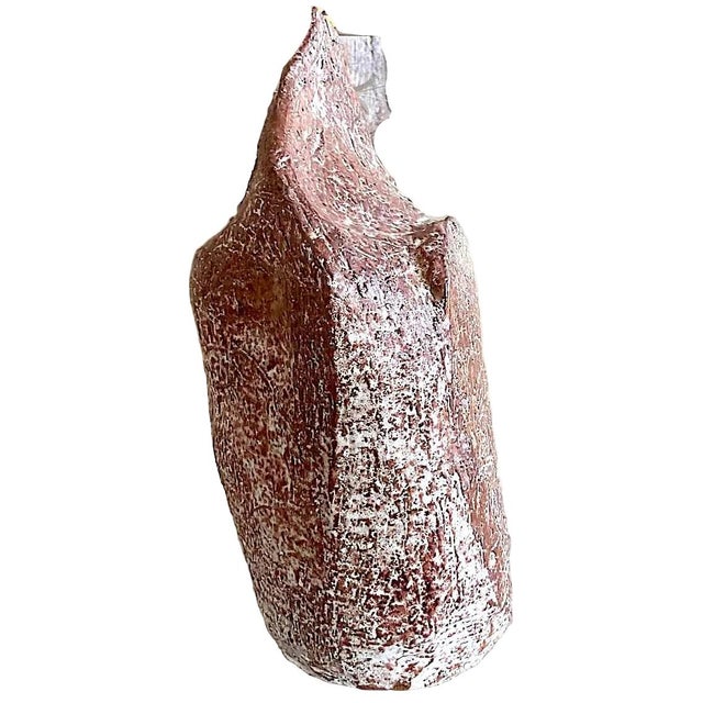 Ceramic Abstract Ceramic Art Vase Attributed to Sara Radstone For Sale - Image 7 of 8