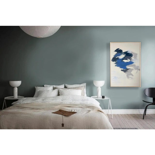 Abstract Cloudy Day Birds Painting by Binx Wellwood For Sale - Image 3 of 3