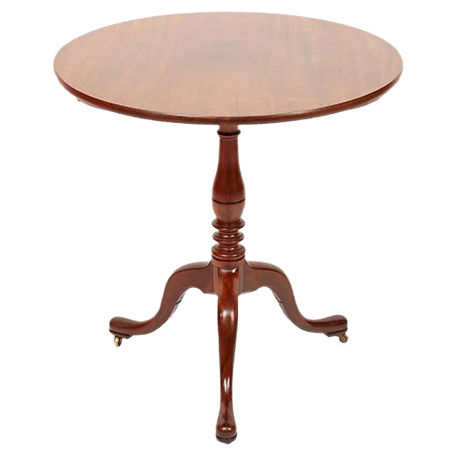 Antique Foldable Side Table For Sale
