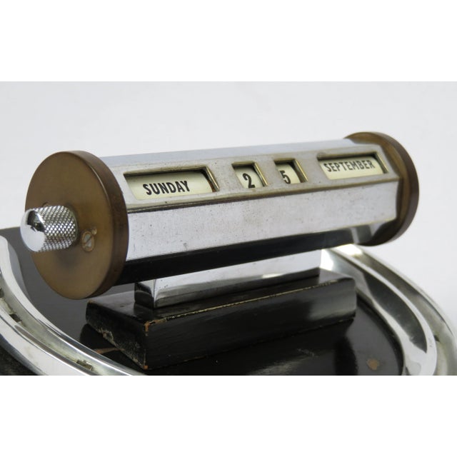 Vintage English Art Deco Perpetual Calender For Sale - Image 6 of 10