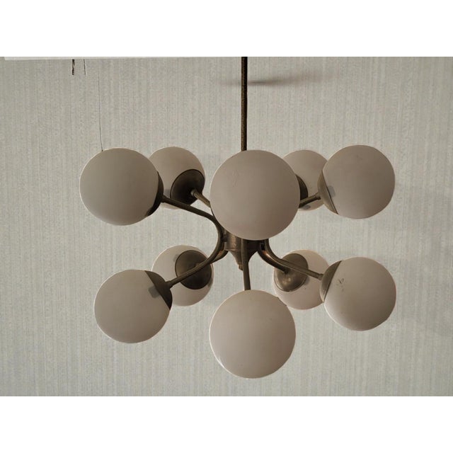 Vintage Sputnik Pendant Light, 1950s For Sale - Image 6 of 8