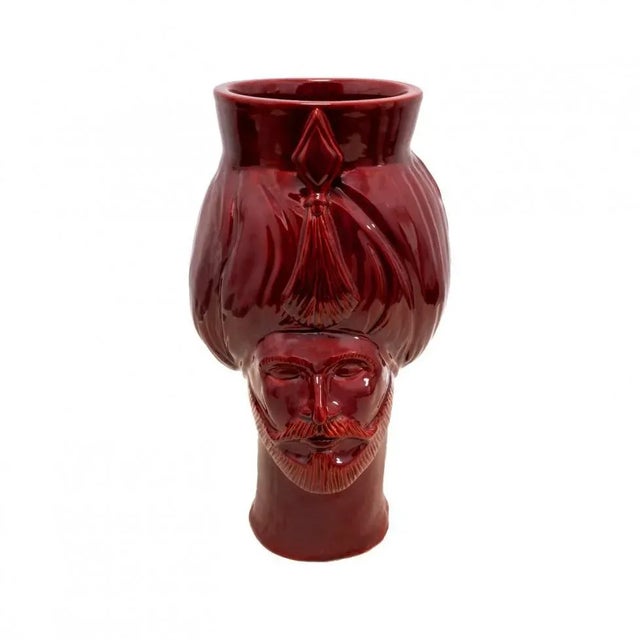 Contemporary SELIM 5052 Red ETNA from Crita Ceramiche For Sale - Image 3 of 3