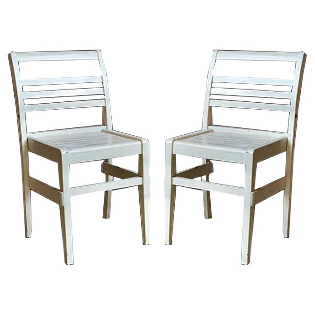 Set of French Reconstruction Chairs by René Gabriel For Sale