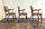 Alcoa Aluminum Mid Century Modern Auluminum Wood and Cow Hide Chairs -Set of 3 For Sale - Image 4 of 8