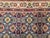 Vintage Persian Tabriz Afshan Rug, Hand-Knotted Wool, Allover Caucasian Shirvan Pattern, Navy & Ivory, 7x10 For Sale - Image 17 of 18