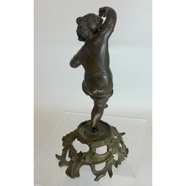 “Girl Dancing With Castanets”. 19th Century French Bronze For Sale - Image 4 of 13