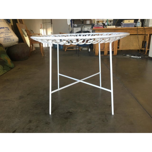 1950s Ribbon Patio/Outdoor Picnic Table by Maurizio Tempestini for Salterini, Attributed For Sale - Image 5 of 9