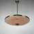 Metal Mid-Century UFO Pendant Light in BRass and Glass by Pietro Chiesa for Fontana Arte, Italy, 1950s For Sale - Image 7 of 10