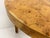 1970s American Modern Round Burl Wood Center Occasional Table For Sale - Image 15 of 16