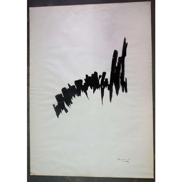 Peter Chinni Peter Chinni, Untitled Large Painting (study for a sculpture, 1962 For Sale - Image 4 of 4