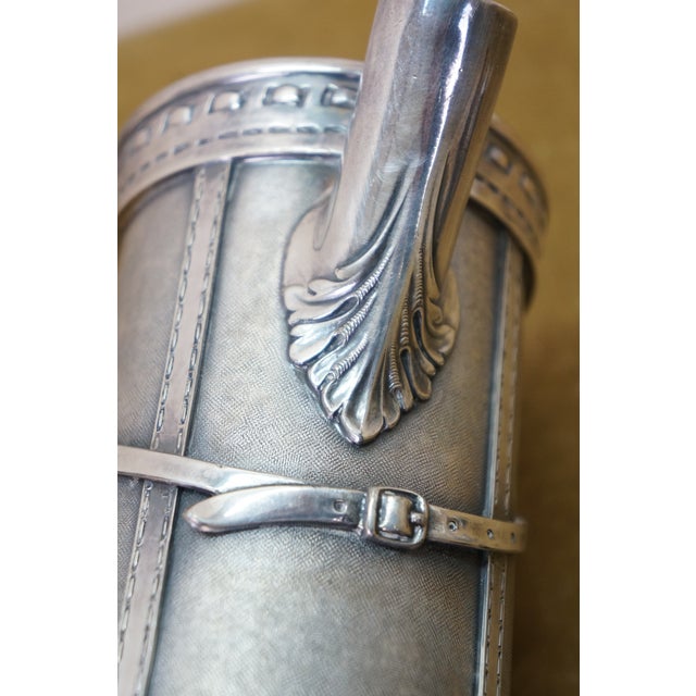 Rare Antique 1921 George Berry Derby Silverplated Golf Bag Cocktail Shaker 13" For Sale - Image 14 of 16