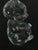 Contemporary Vintage Clear Fenton Glass Birthday Bear W/Light Blue Crystal Heart Figurine For Sale - Image 3 of 7