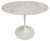 Dining Table Tulip with Marble Top by Eero Saarinen for Knoll International, 1970s For Sale