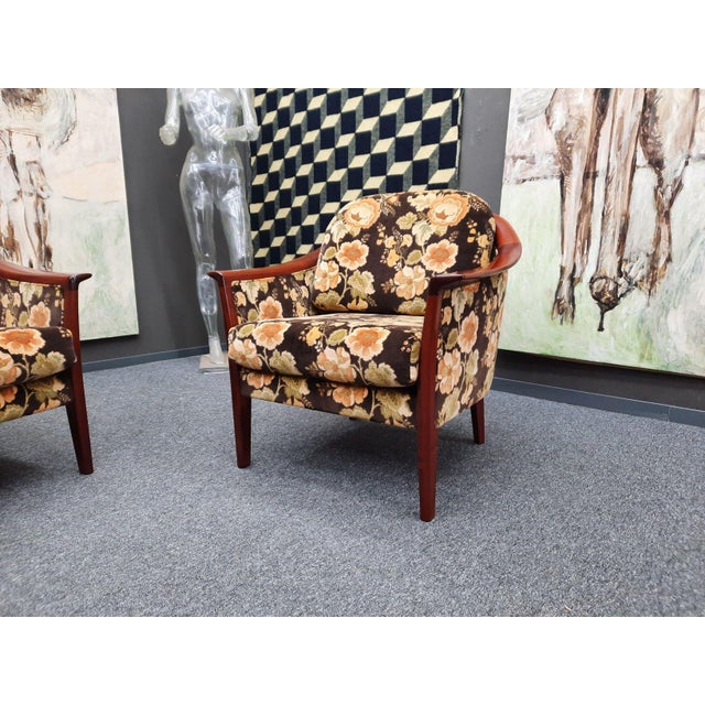 Brown Mid-Century Modern Armchairs by Wilhelm Knoll, 1970s, Set of 2 For Sale - Image 8 of 15
