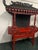 Late 20th Century Large Hand-Carved Chinese Dragon Altar Shrine Cabinet With Temple Roof For Sale - Image 4 of 8
