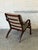 Rosewood Bentwood Lounge Chair With Grey Upholstery Danish Mid-Century Modern 1970s For Sale In Los Angeles - Image 6 of 8