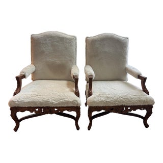Set of Carved French Chairs for Ralph Lauren by Henredon For Sale