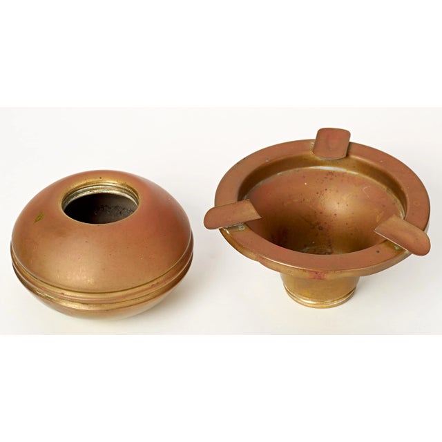 Brass Vintage English Brass Ashtray For Sale - Image 8 of 8