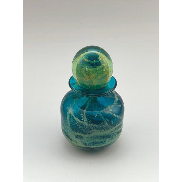 Modern Glass Perfume Bottle by Michael Harris for Mdina, 1970s For Sale - Image 3 of 10