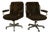 Model KS 172 H Directional Chairs by Karl-Erik Ekselius for Joc Möbel Ab, 1970s, Set of 2 For Sale