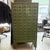 This handsome, mid 20th century, industrial steel, multi-drawer tool cabinet features 60 individual drawers at 5" w x 3"...