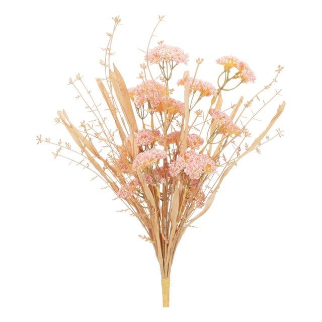 Blush Floral Grass Bush (Set of 2) For Sale