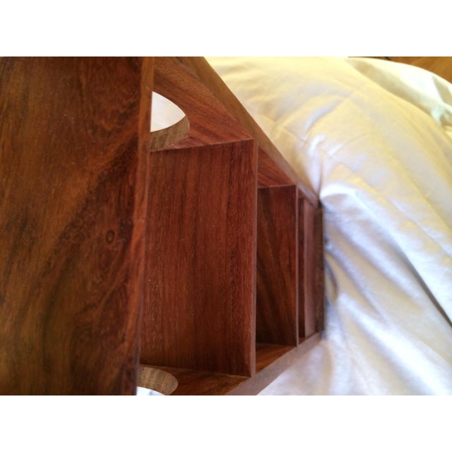 Crate & Barrel Shesham 5 Bottle Wall MountStacking Wine Rack Chairish