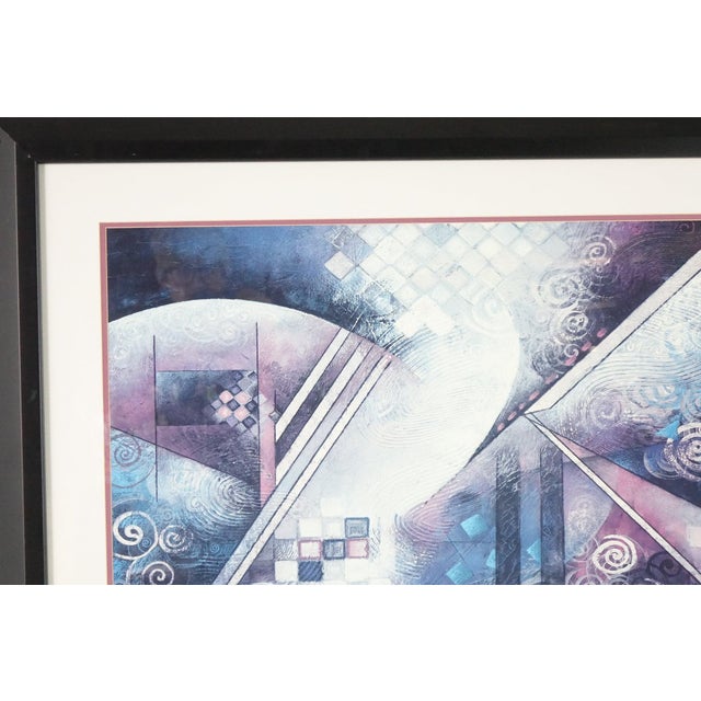 Abstract "Swirls of Serenity" - Large Abstract Print of Original Painting For Sale - Image 3 of 5