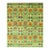 9x12 Green Hand-Knotted Silk Floral Constellations Oriental Modern Carpet Rug For Sale