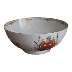 Late 18th Century Chinese Export Punch Bowl