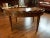 1980s 20th Century English Traditional Oval Coffee Table With Scalloped Edge and Parquetry Inlay For Sale - Image 5 of 9
