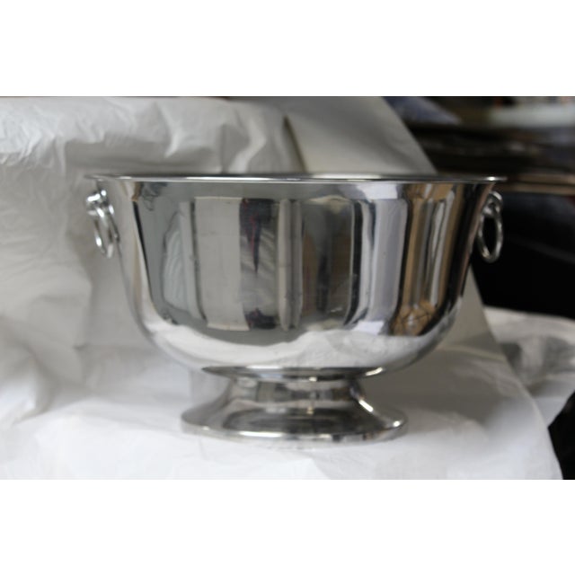 Large Vintage Metal Wine Bucket, 2000s For Sale - Image 4 of 13