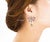 2000 - 2009 Chanel Gold Fuchsia Ribbon Bow CC Pearl Dangle Hoop Earrings, A Pair For Sale - Image 5 of 5