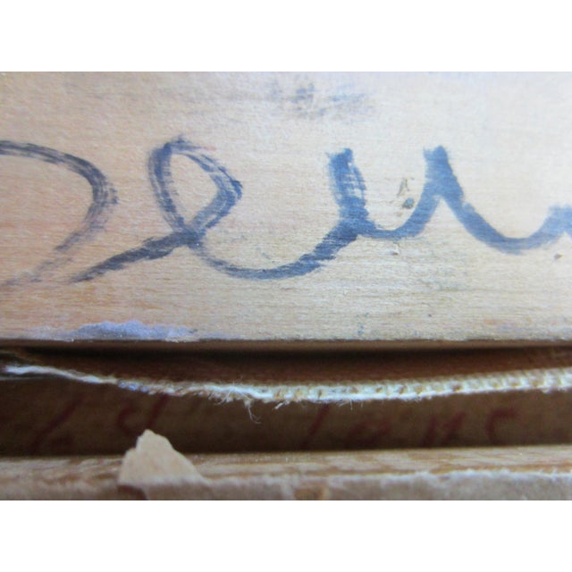 Impressionist Ethnic Portrait Oil on Canvas Signed Mariano Folque For Sale - Image 11 of 17