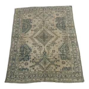 Antique Oushak Rug 8.6x6.6
