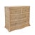 Rustic Matthew Izzo Home Celine Four Drawer Woven Rattan Chest With Satin Brass Drawer Pulls and Soft Slide Drawers For Sale - Image 3 of 12