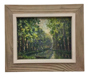 Early 20th Century Framed & Signed Oil on Board