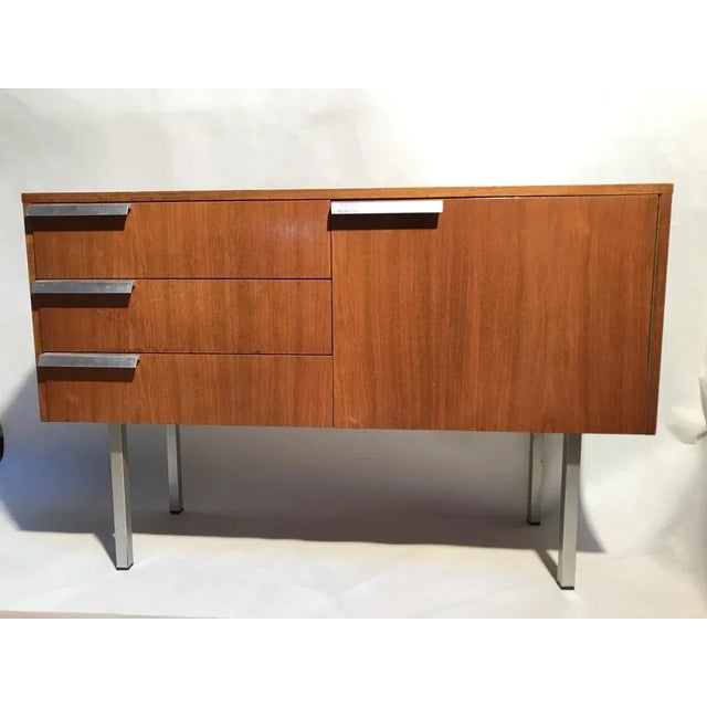 Vintage cabinet / sideboard from the renowned German company Verralux, 1970s Art deco cabinet Good and even very good...